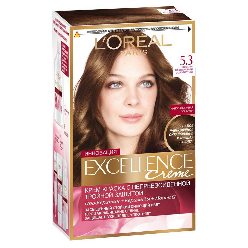 Loreal Excellence светлый каштан