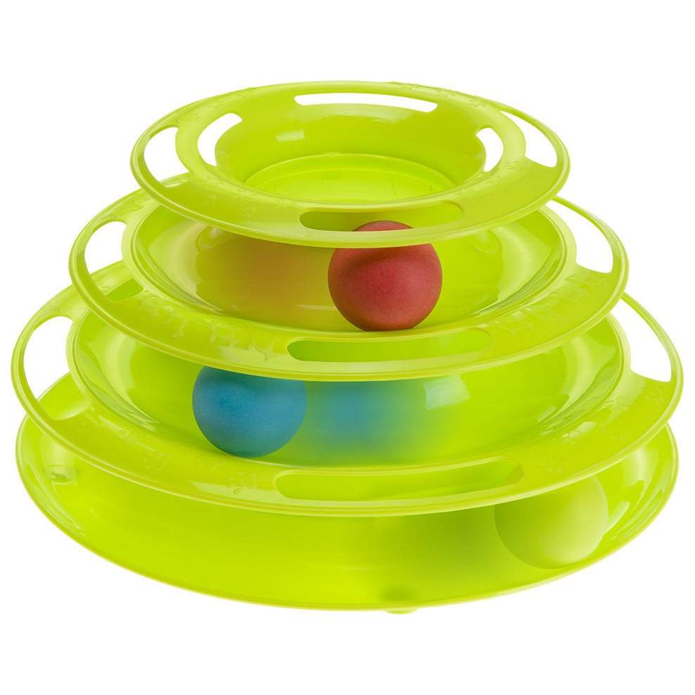 Трек для кошек Ferplast Twister пластик, зеленый, 24.5 см