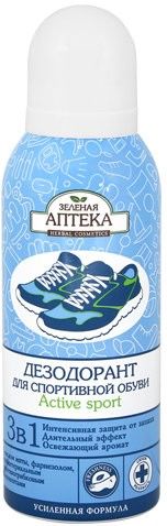 Дезодорант для спортивной обуви "Active sport" Зеленая аптека, 150 мл