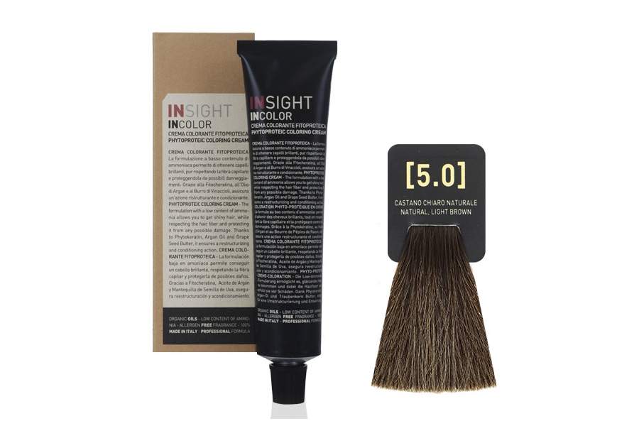 Купить крем-краска для волос INCOLOR INSIGHT 5.0 Светло-коричневый натуральный 100 мл, цены на Мегамаркет | Артикул: 100026377748
