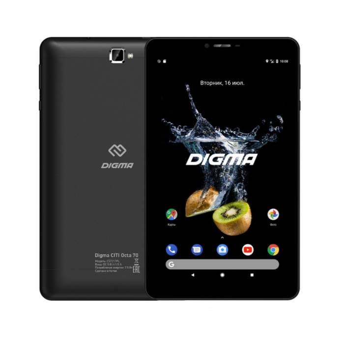 Планшет Digma CITI Octa 70 64GB Black (CS7217PL)