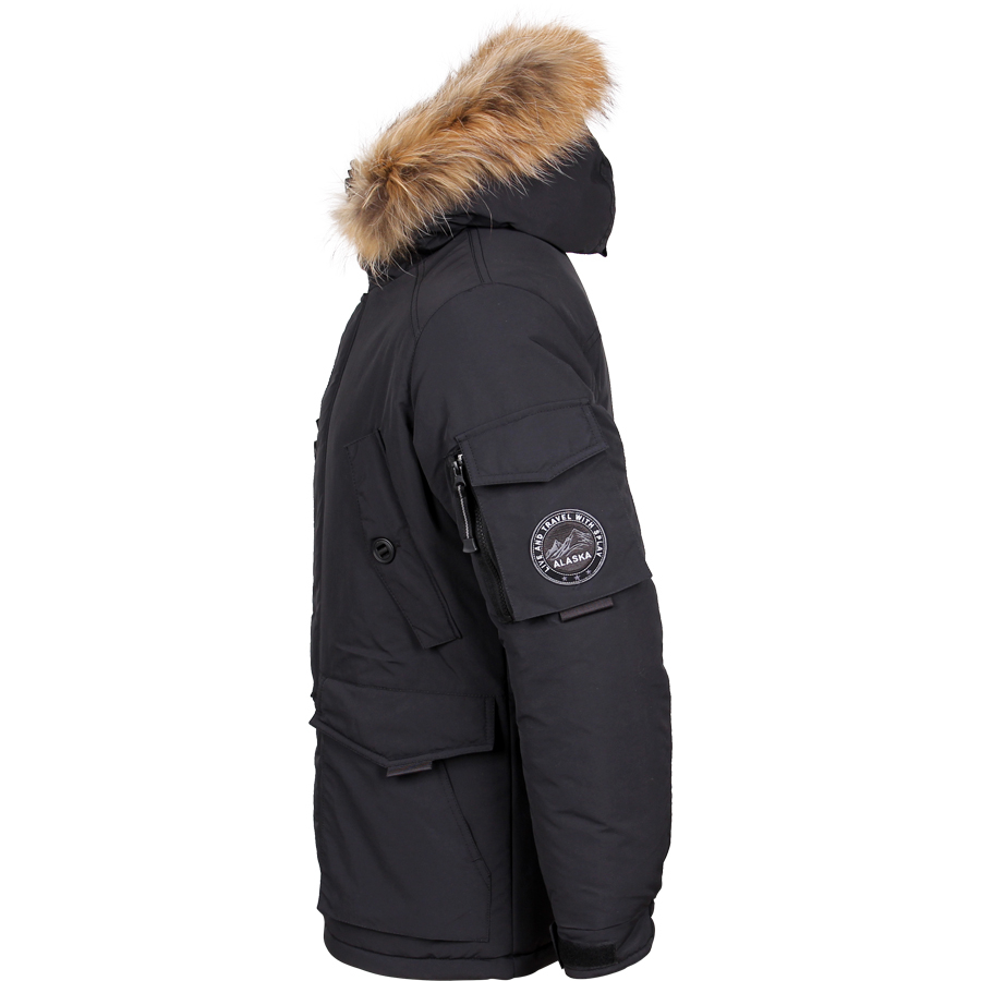 Куртка Аляска черная каматт 54/182-188
