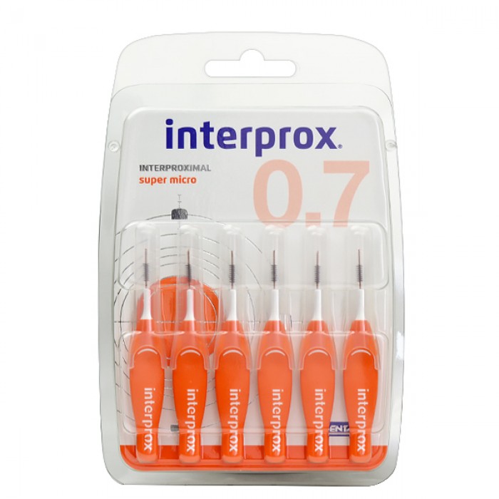 Межзубные ершики Interprox super micro 0.7 (0.5 - 2 мм) 6 шт - купить в DENT-SHOP, цена на Мегамаркет