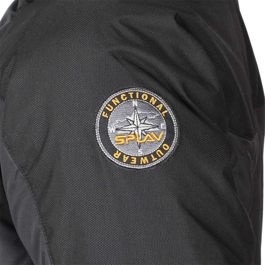 Спортивная куртка мужская Сплав Highlander 2 черная 50/182-188