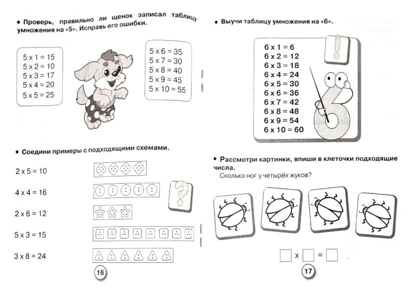 Задачи таблицы умножения распечатать
