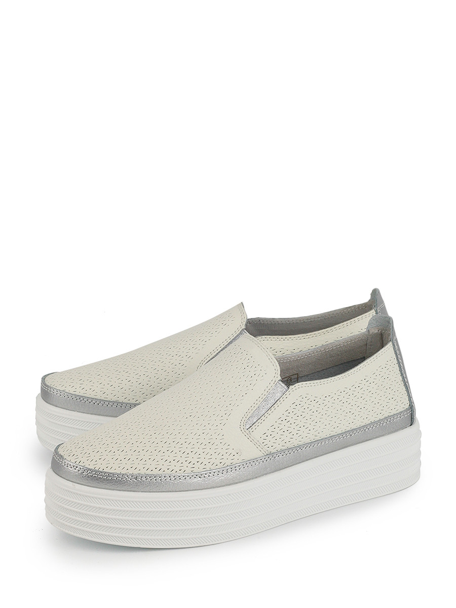 Купить Белые Слипоны Женские 41 И 42