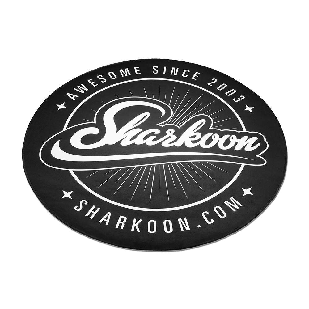 Коврик под компьютерное кресло Sharkoon Floor Mat Black/White