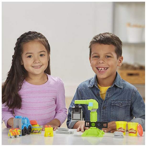 Игровой набор Play-Doh Wheels - Кран-погрузчик Hasbro