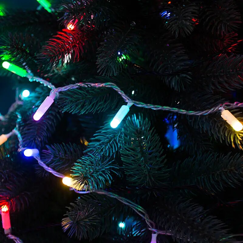 Световая гирлянда новогодняя Neon-Night Нить 885570 245-409 10 м разноцветный