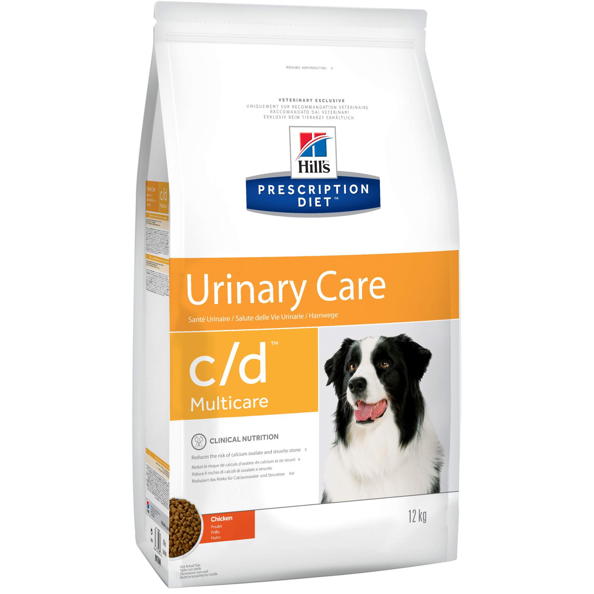 Сухой корм для собак Hill's Prescription Diet c/d Urinary Care, мясо, 12кг