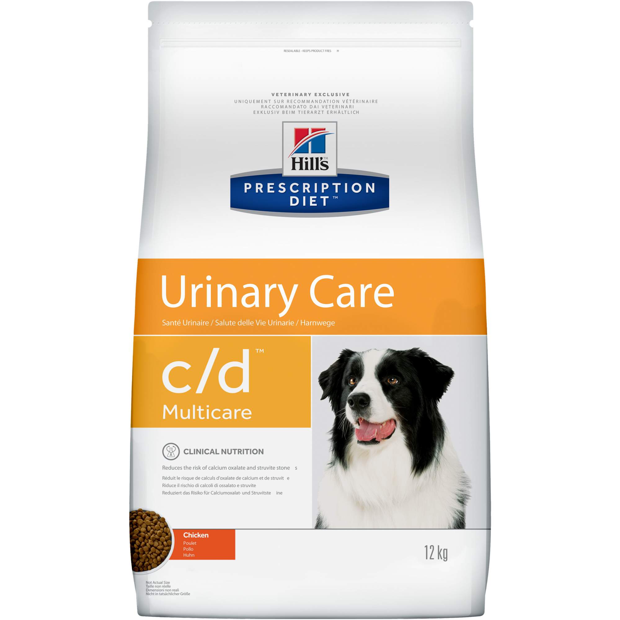Сухой корм для собак Hill's Prescription Diet c/d Urinary Care, мясо, 12кг