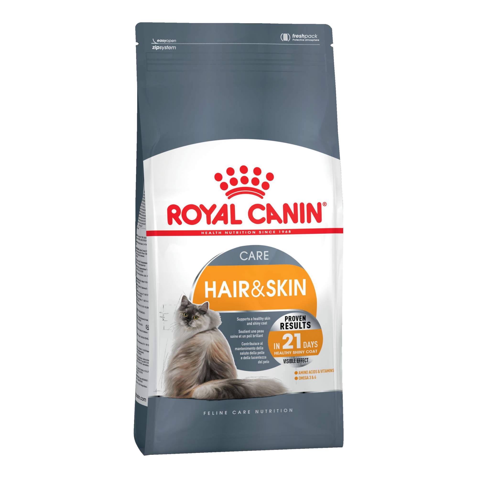 Сухой корм для кошек Royal Canin, уход за кожей и шерстью 2 кг