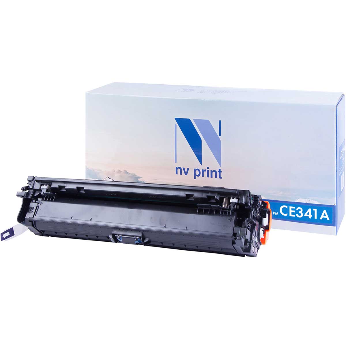 Картридж для лазерного принтера NV Print CE341AC, голубой