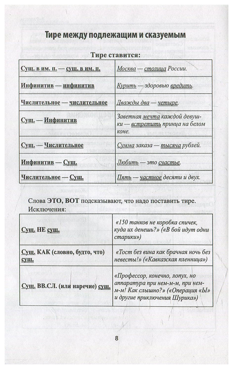 Пунктуация в таблицах: 8-9 классы - купить в ИП Быков, цена на Мегамаркет