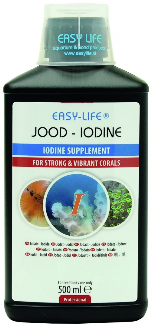 Добавка для компенсации дефицита йода в акваримной воде EASY LIFE Jood-Iodine, 500мл