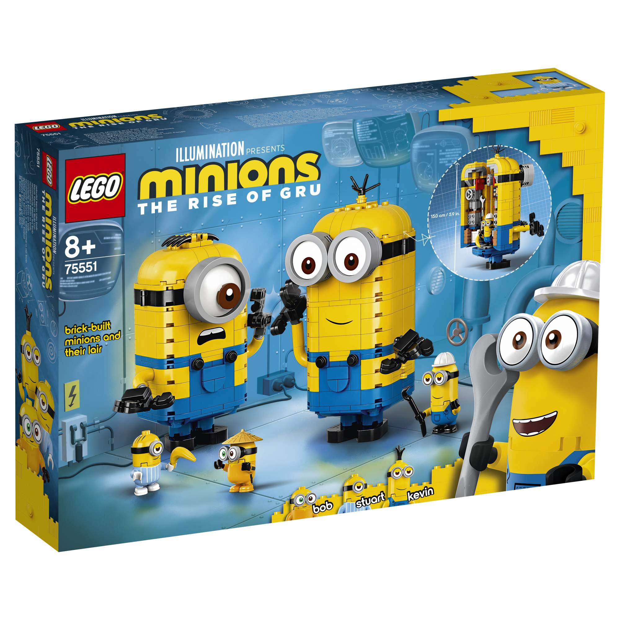 Купить конструктор LEGO Minions 75551 Фигурки миньонов и их дом, цены на  Мегамаркет | Артикул: 100026580643