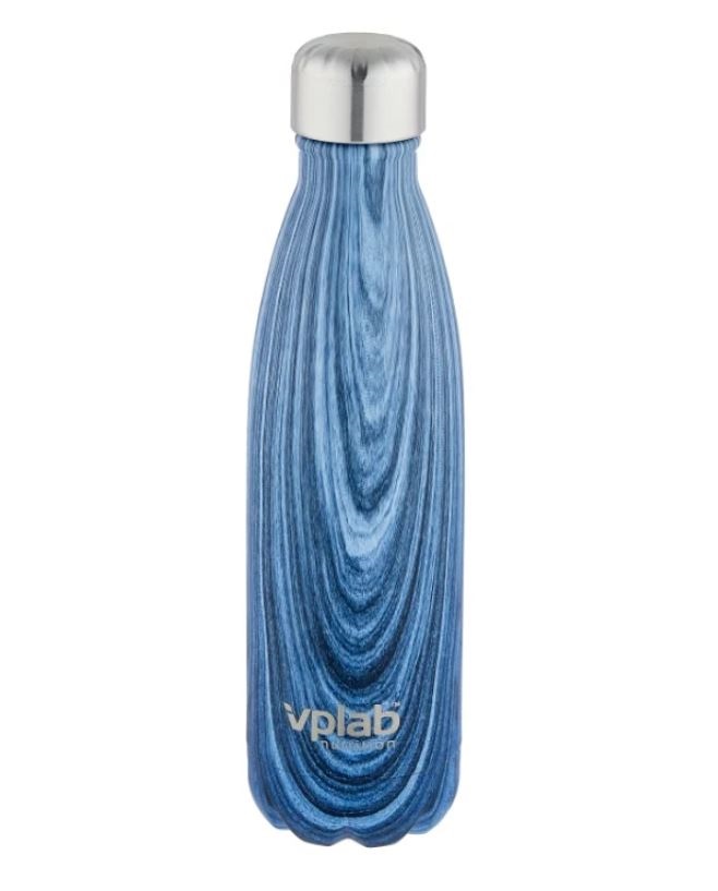 Бутылка VPLab Metal Water Thermo Bottle 500 мл blue wood