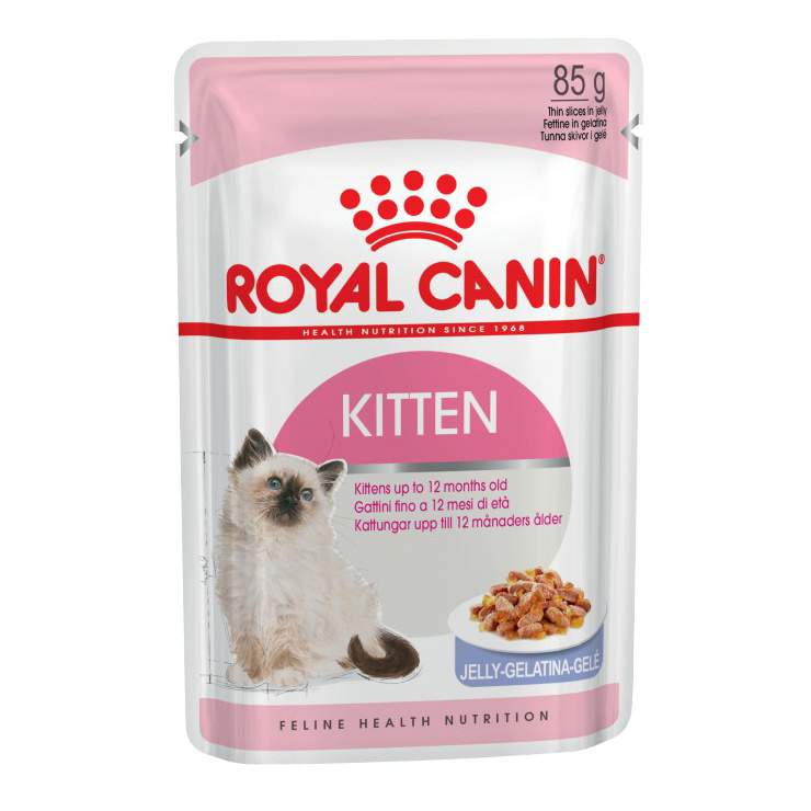 Купить влажный корм для котят ROYAL CANIN Kitten Instinctive, мясо, 12шт по 85г, цены на Мегамаркет | Артикул: 100001283879