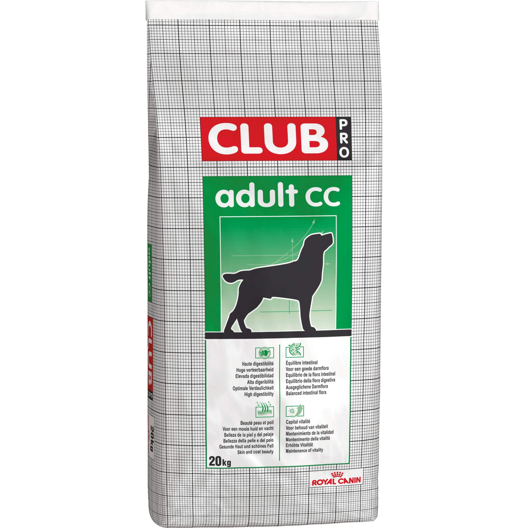 Сухой корм для собак ROYAL CANIN Club Adult CC, все породы, мясо, 20кг - купить в Кот Матрос, цена на Мегамаркет