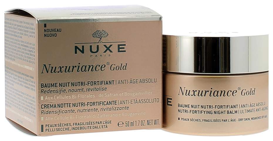 NUXE Nuxuriance Gold Nutri-Fortifying Night Balm Crème de nuit