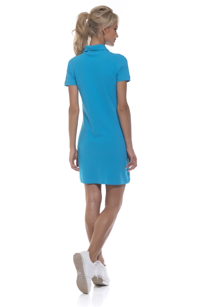 Повседневное платье женское Peche Monnaie Coquet голубое S