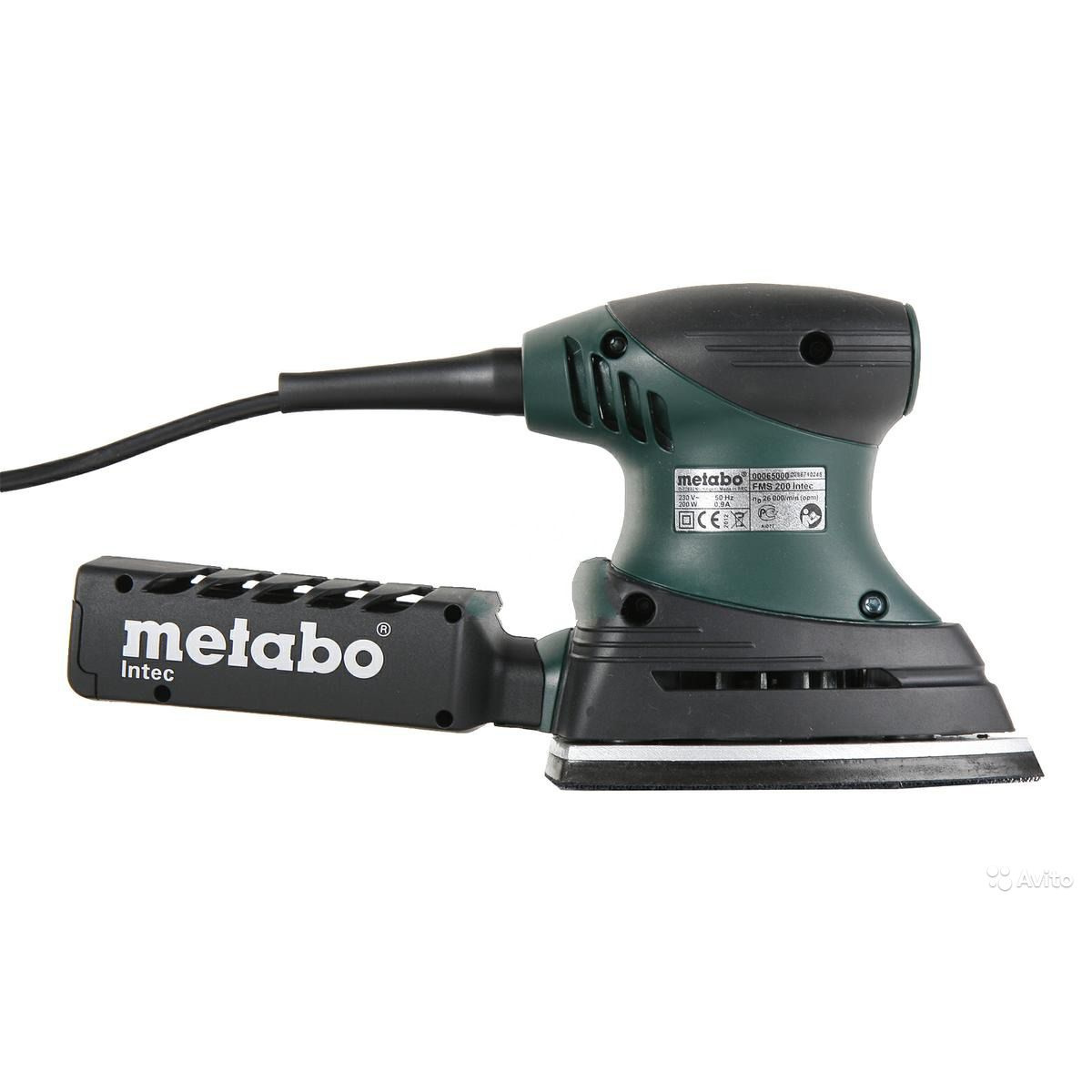 Сетевая дельташлифовальная шлифовальная машина Metabo FMS 200 Intec  600065500 - купить в Москве, цены на Мегамаркет | 100001317662