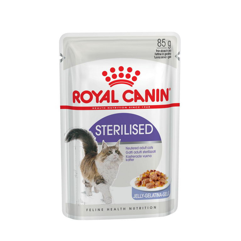 Влажный корм для кошек ROYAL CANIN Sterilised, мясо, 85г - купить в ЗооОптТорг.РФ, цена на Мегамаркет