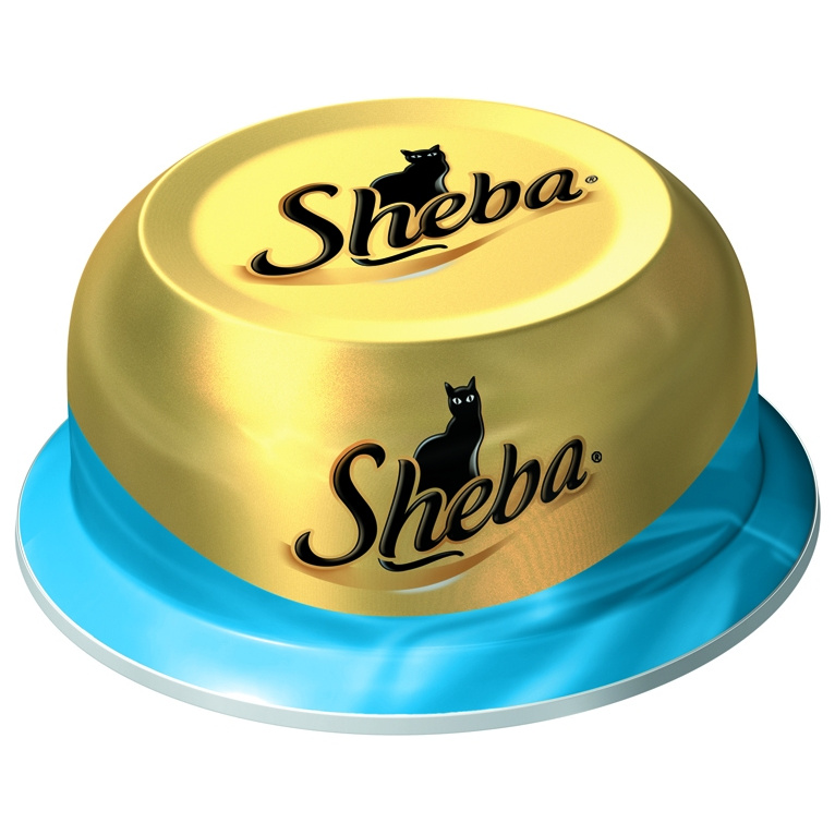 Консервы для кошек Sheba Classic сочный тунец в нежном соусе, 80г