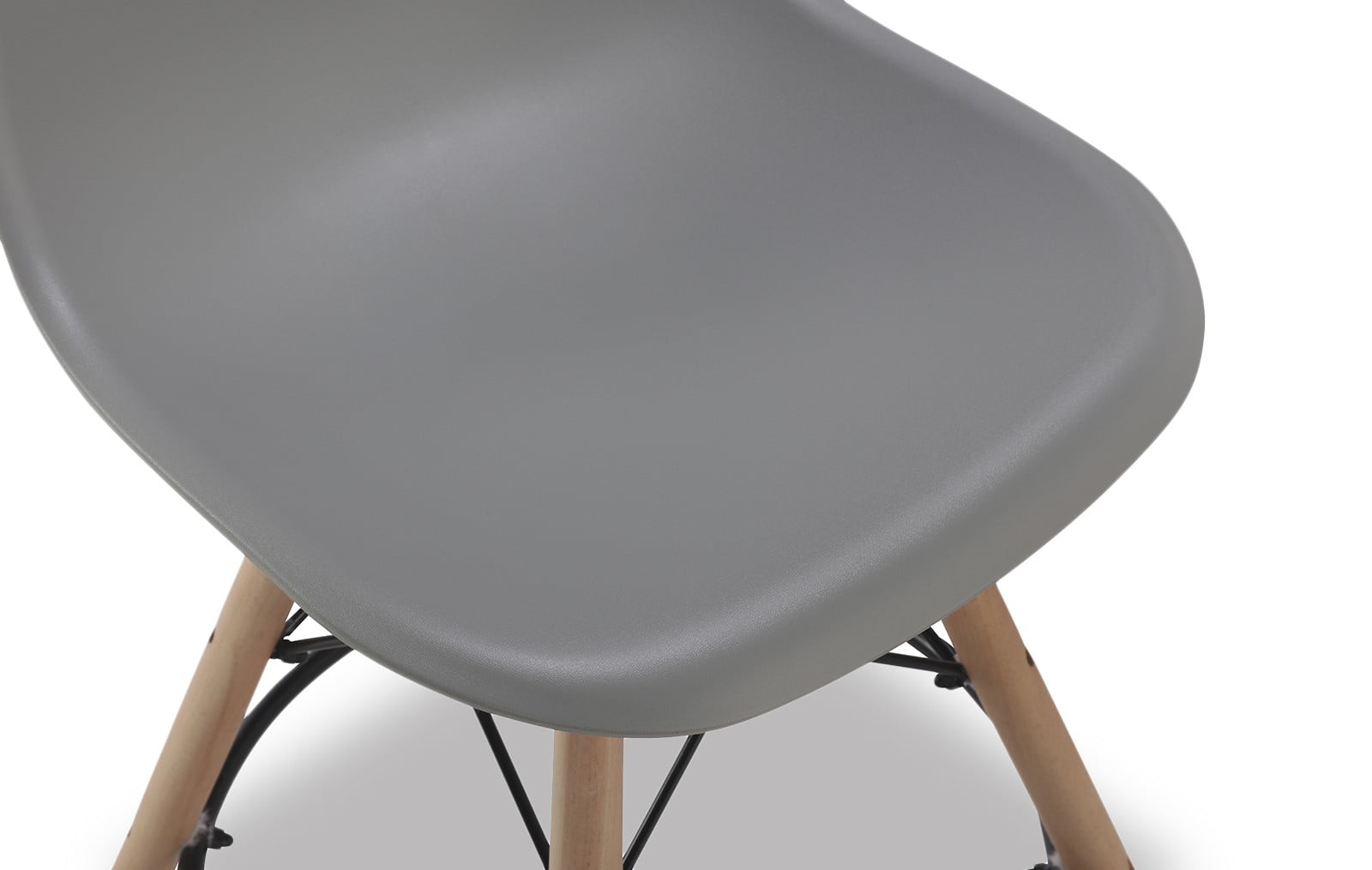 Стул барный patricia в стиле eames серый