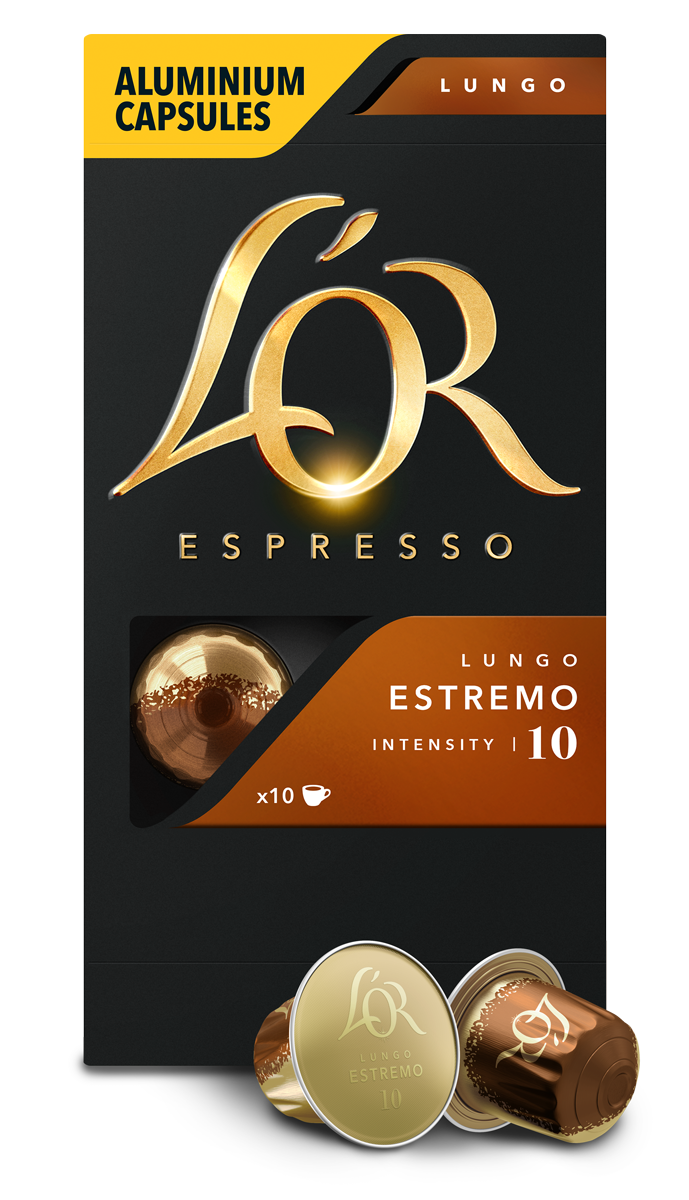 Кофе в алюминиевых капсулах L'OR Espresso Lungo Estremo 10 шт