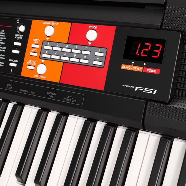 yamaha casio psr f51