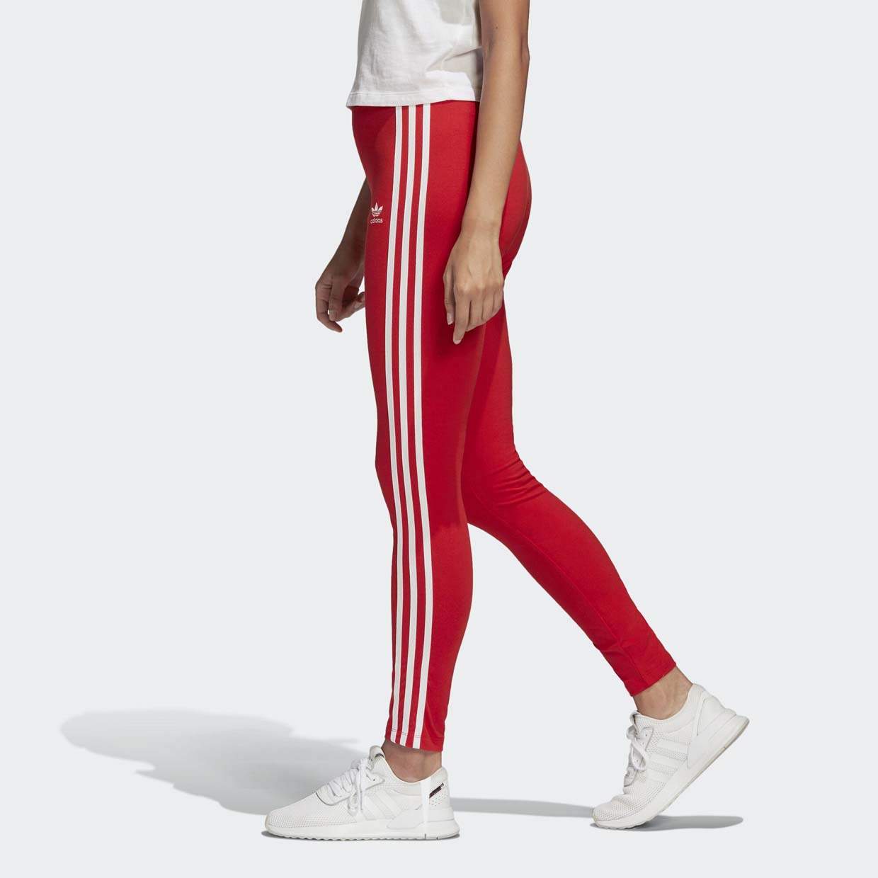 Тайтсы женские Adidas Adicolor 3-Stripes Legging красные 34 DE - купить в  Москве, цены на СберМегаМаркет