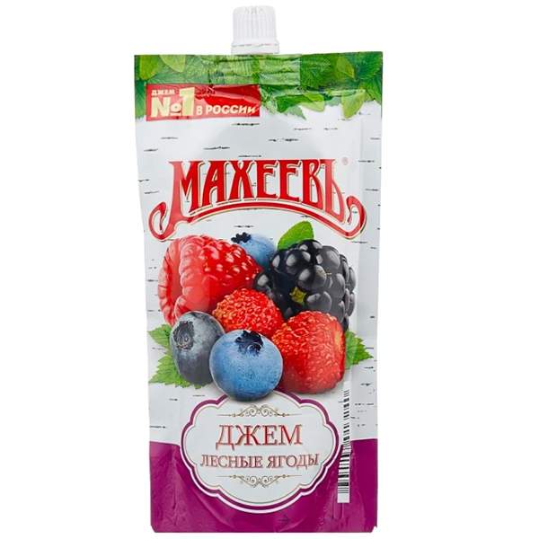 Джем Махеевъ лесные ягоды 300 г - купить в Мегамаркет Москва Пушкино, цена на Мегамаркет