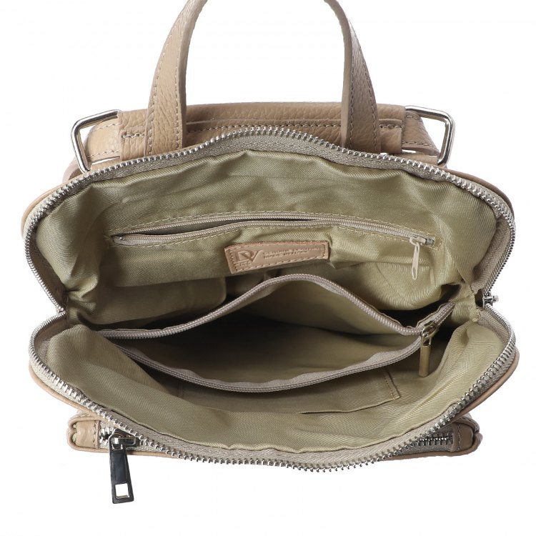Рюкзак женский Diva`s Bag S7139 темно-бежевый