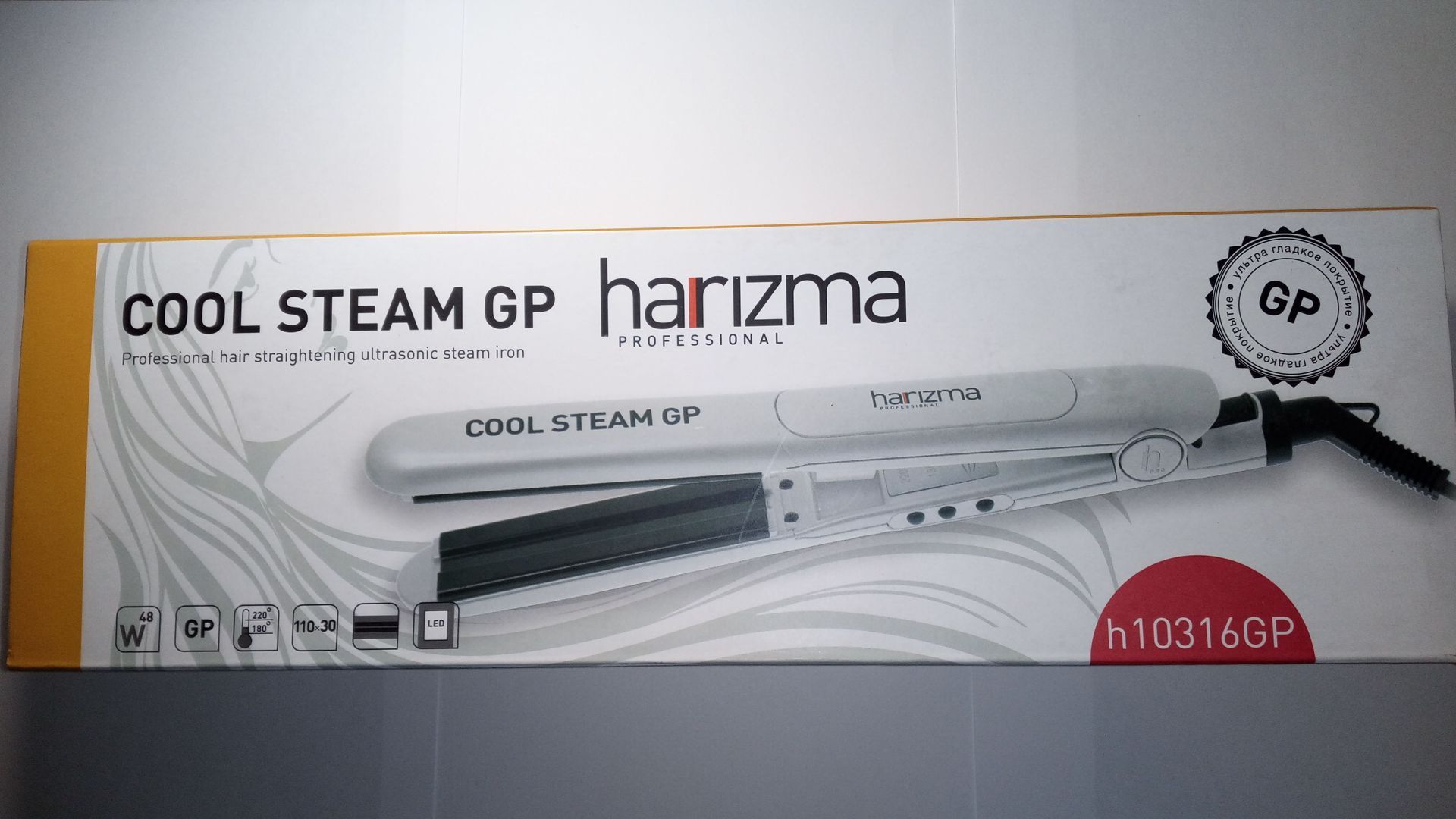 Harizma щипцы выпрямители cool steam gp с технологией холодного пара фото 5