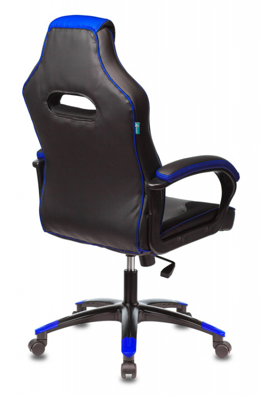 Кресло игровое ZOMBIE VIKING 2 AERO BLUE черный/синий искусст.кожа/ткань