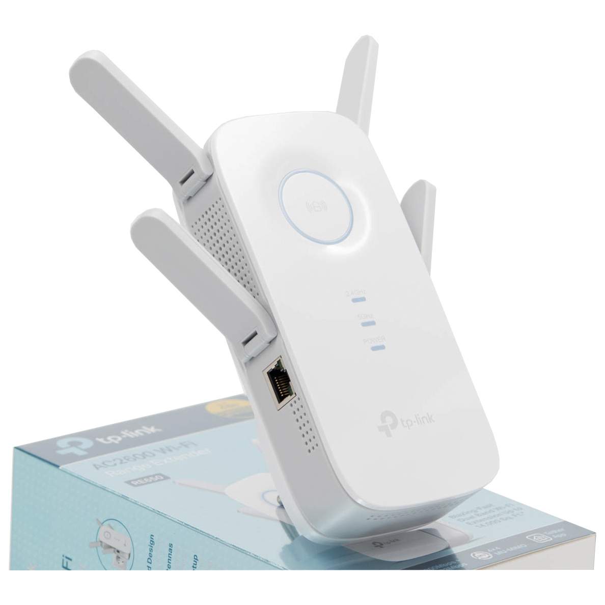 Ретранслятор Wi-Fi сигнала TP-Link AC2600 RE650 (EU) 1.0 White - купить в  Компьютерная Техника, цена на Мегамаркет