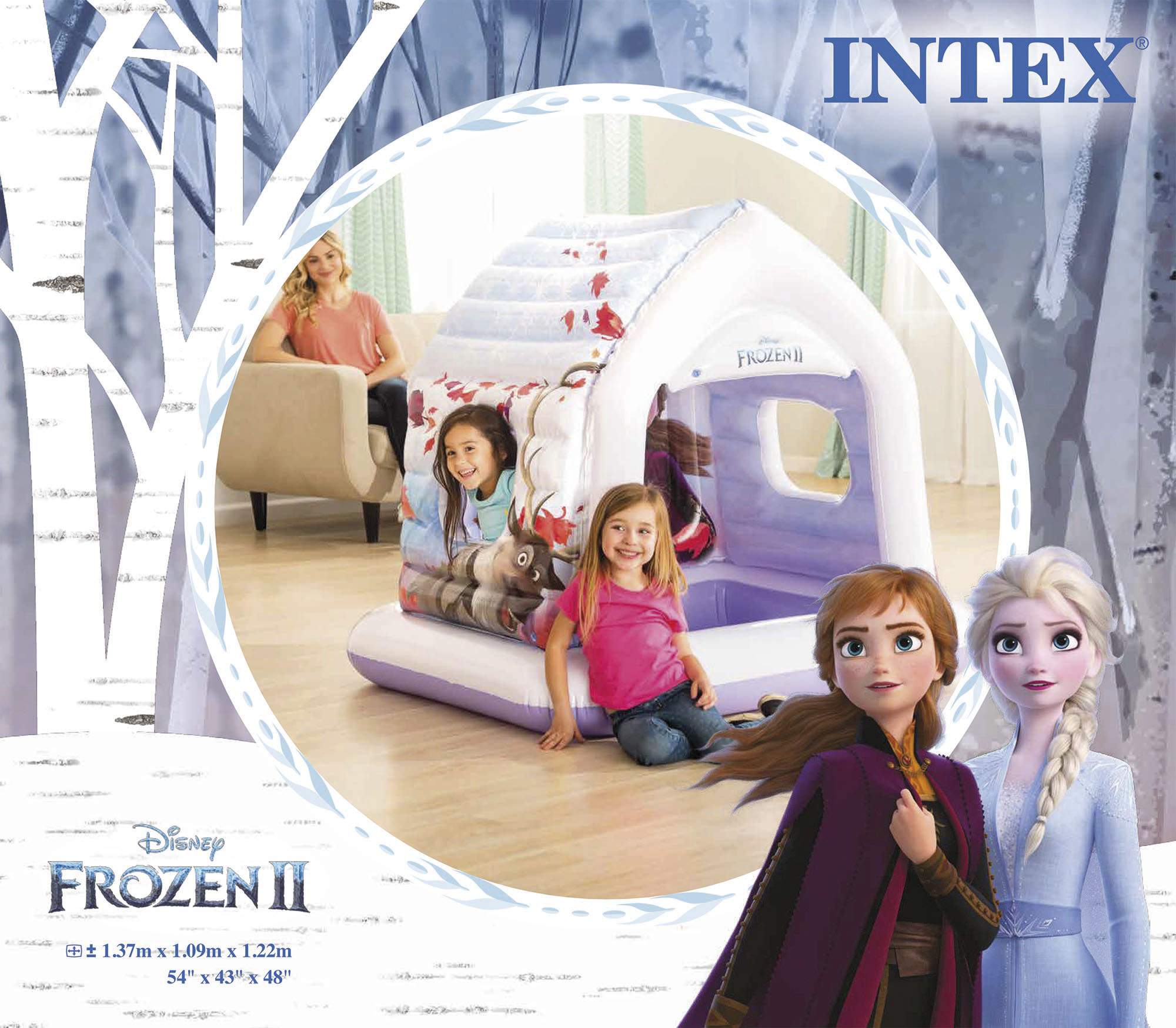 Игровой дом Intex Disney Холодное сердце 2, 137х109х122 см – купить в  Москве, цены в интернет-магазинах на Мегамаркет