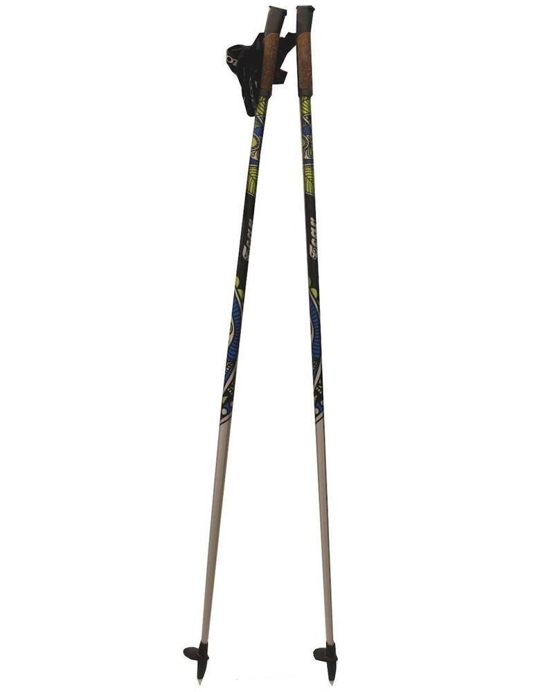 Палки для скандинавской ходьбы Cober Nordic Walking Tear Green Oval, разноцветный, 140 см