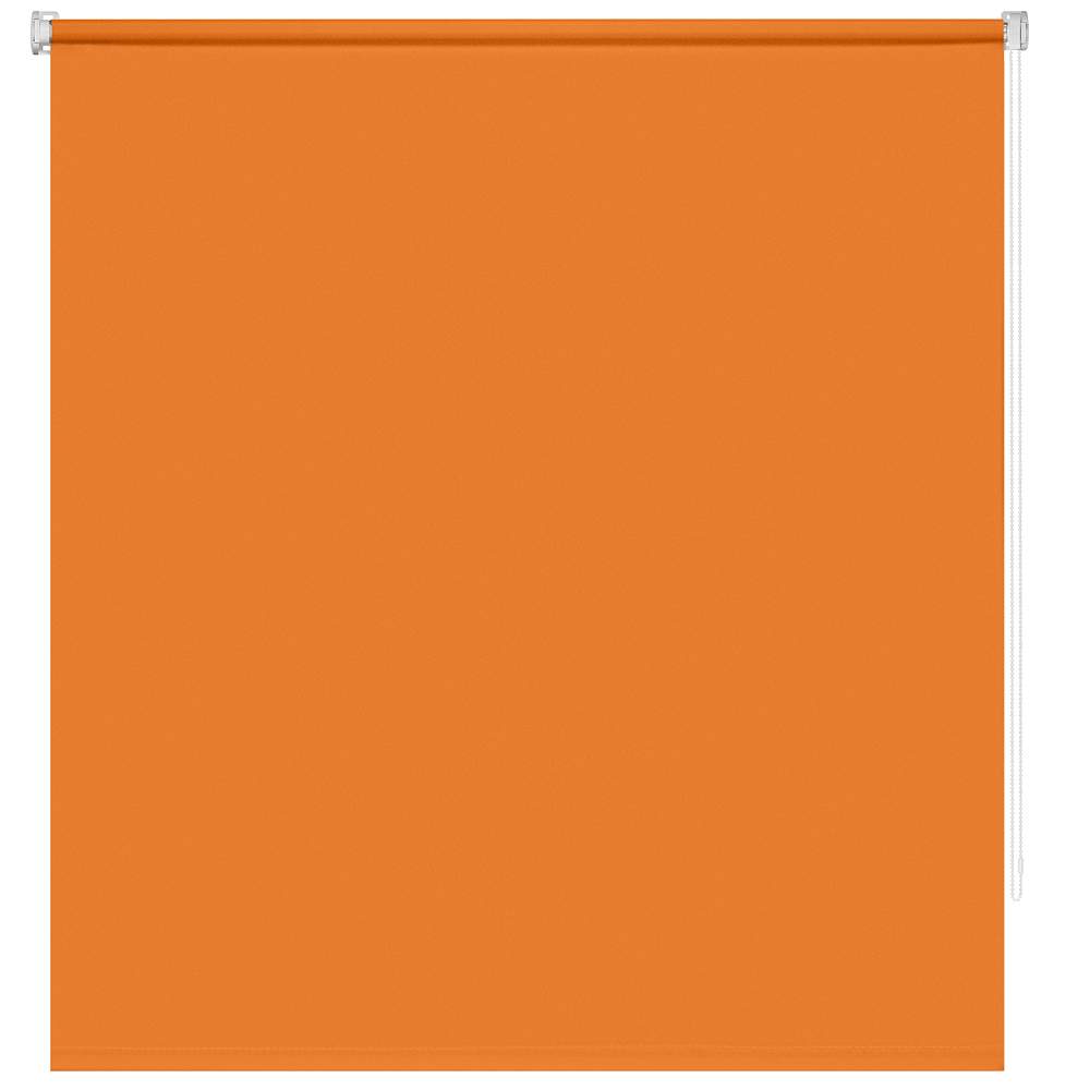 Рулонная штора Decofest Плайн 160x175 оранжевый