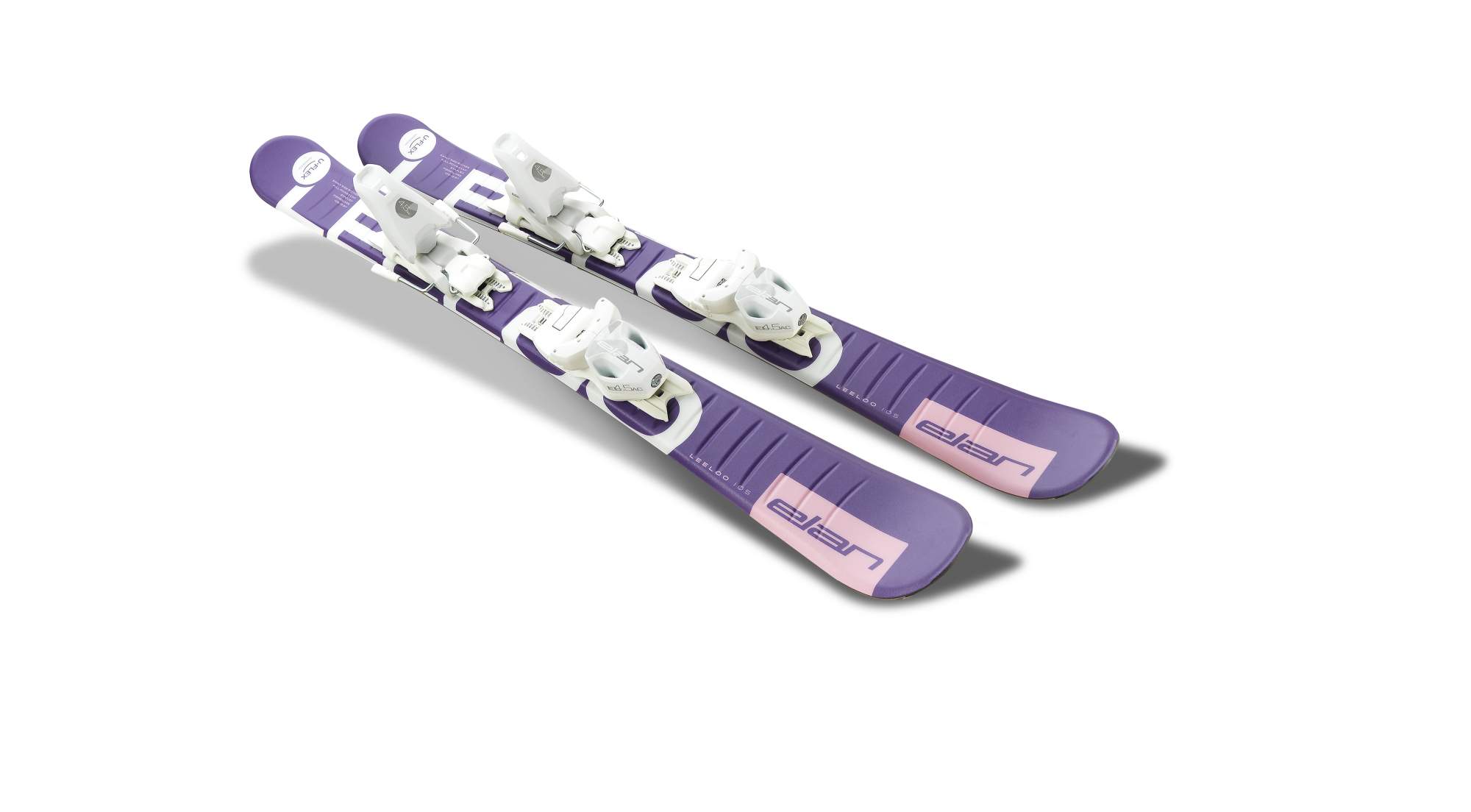 Горные лыжи Elan Leeloo Pro Qs + El 4.5 2021, purple, 105 см