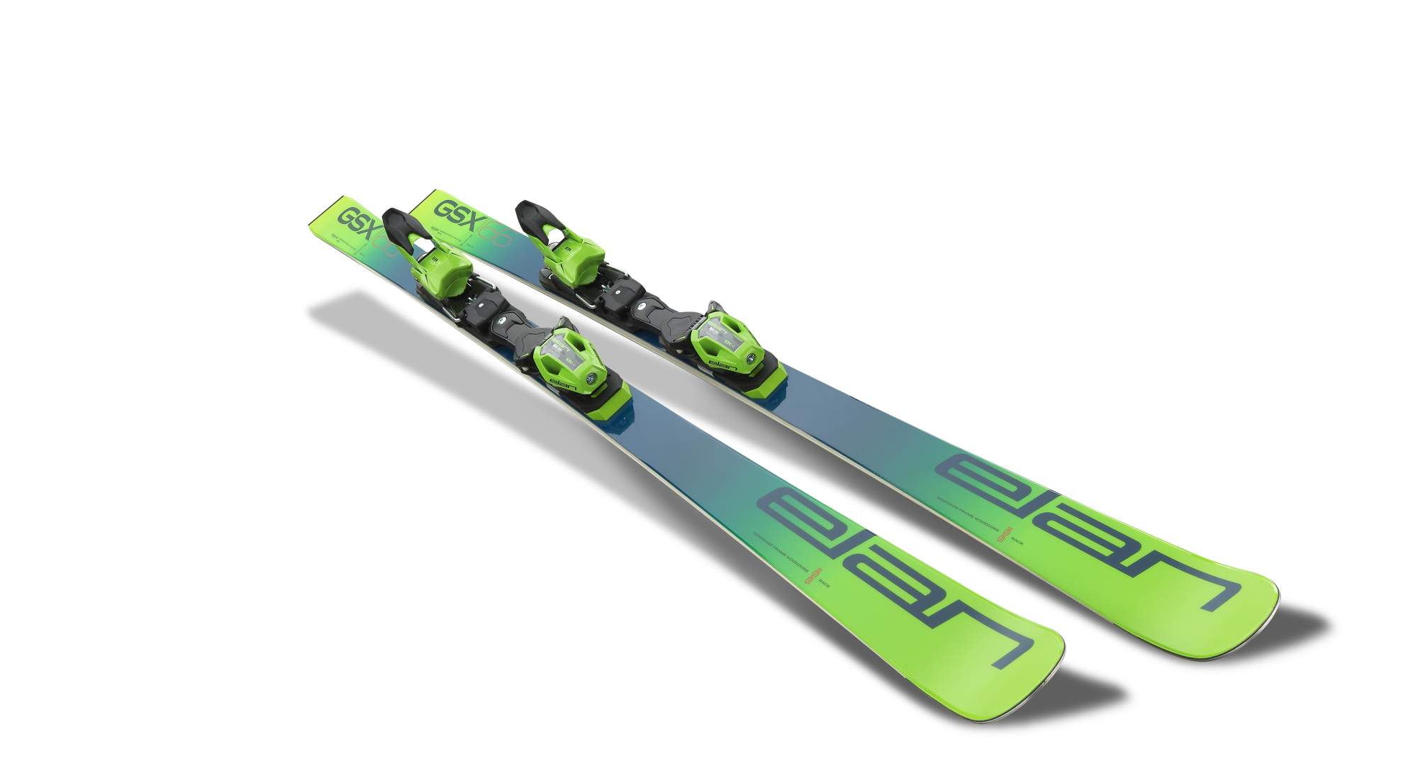 Горные лыжи Elan Gsx Team Plate 2021, green, 158 см