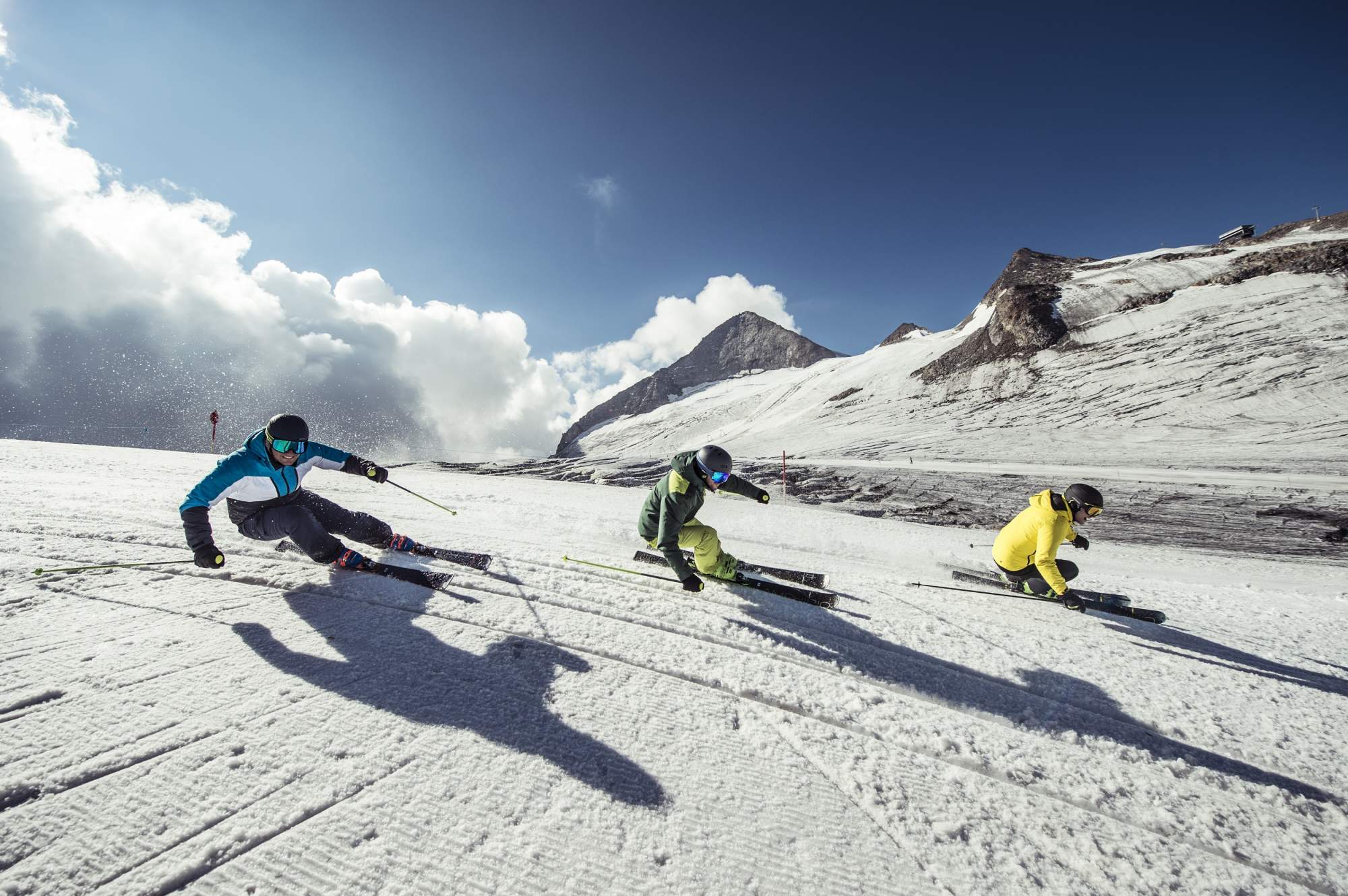 Горные лыжи Elan Amphibio 14Ti Fusionx + Emx 11 Fusionx 2021, blue/green, 168 см