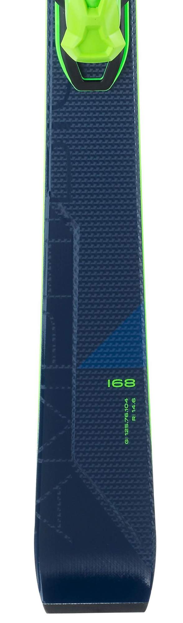 Горные лыжи Elan Amphibio 14Ti Fusionx + Emx 11 Fusionx 2021, blue/green, 168 см