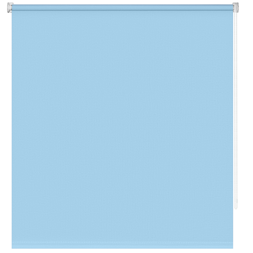 Рулонная штора Decofest Апилера 100x160 небесно-голубой