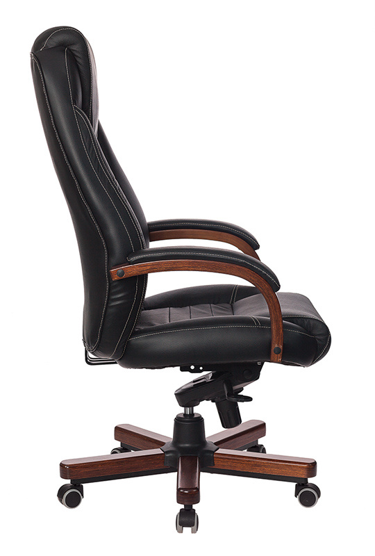 Компьютерное кресло Бюрократ 1115302 T-9923WALNUT/BLACK 72x94x134 см, черный/коричневый