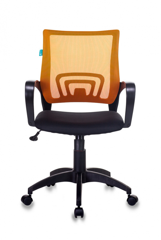 Компьютерное кресло Бюрократ CH-695N/OR/TW-11, черный/оранжевый