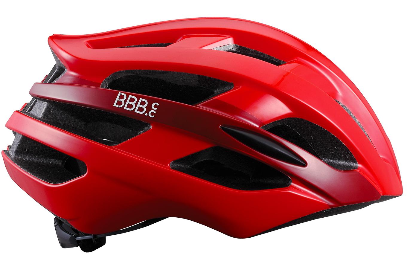 Велосипедный шлем BBB Helmet Hawk, glossy red, L