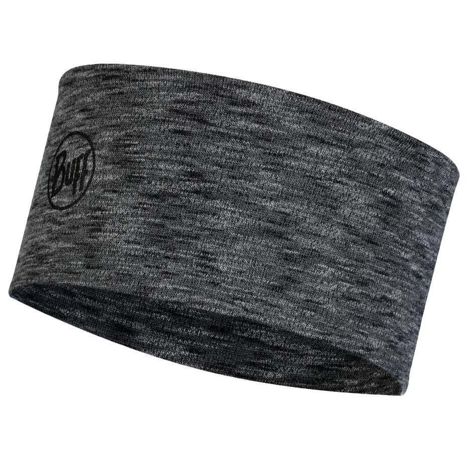Повязка унисекс Buff 2L Midweight Merino Wool Headband graphite multi stripes, one size