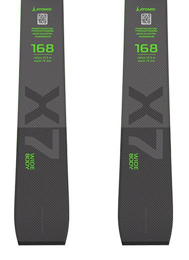 Горные лыжи Atomic Redster X7 Wb Green + Ft 12 GW 2021, black/green, 168 см